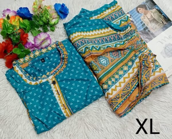লেডিস লিলেন ২পিছ সেট. সাইজ :- XL - Image 8