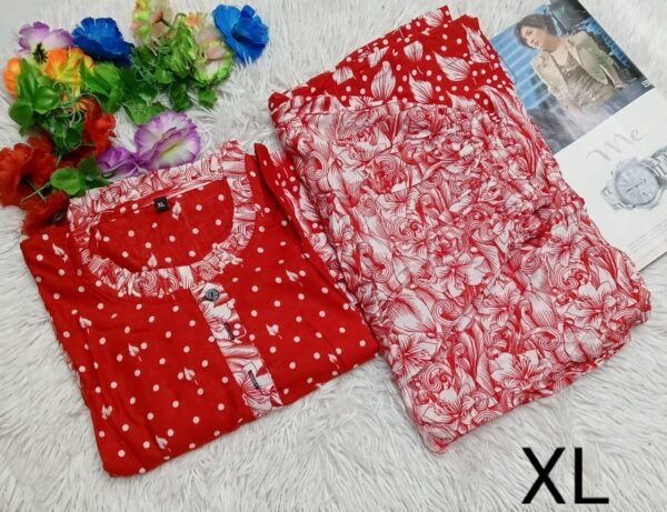 লেডিস লিলেন ২পিছ সেট. সাইজ :- XXL
