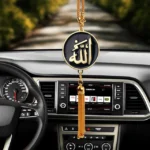 Allahu Car Decor Chain with stone
