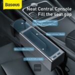 Baseus Deluxe Metal Armrest Console Organizer Dual USB Power Supply - Image 6