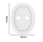 4PCS Car Door Lock Protective Silicone Covers - Shock-Absorbing Pads for Car Door Lock Buckle Protection - Image 3