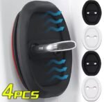 4PCS Car Door Lock Protective Silicone Covers - Shock-Absorbing Pads for Car Door Lock Buckle Protection - Image 5