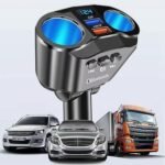 Car Fast Charger and Bluetooth Transmitter – 4-in-1 Bluetooth Car Adapter - Image 2