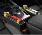 Car Seat Gap Filler Cup Holder With Dual Usb Port 2pcs set - Image 3