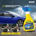 Bullsone RainOk Cleaner and Rain Repellent Coat (2 in 1) – 300ml: Ultimate Visibility and Protection