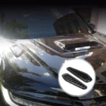 Carbon Fiber  Fake Air Vent For Car Bonnet Sticker