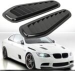 Carbon Fiber  Fake Air Vent For Car Bonnet Sticker - Image 2