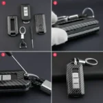 Carbon Fiber Remote Cover for Mitsubishi Outlander, Eclipe cross, Lancer