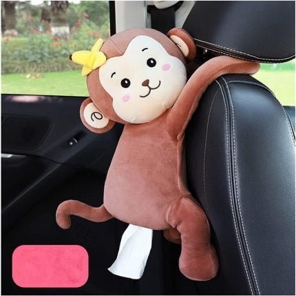 SG223-430x429-1.jpg Monkey Style car hanging Tissue Box - Image 1