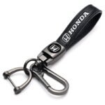 Premium PU Leather Car Keyring - Image 3