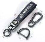 Premium PU Leather Car Keyring - Image 4