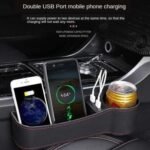 Car USB Cup Holder and Seat Gap Organizer - Image 2