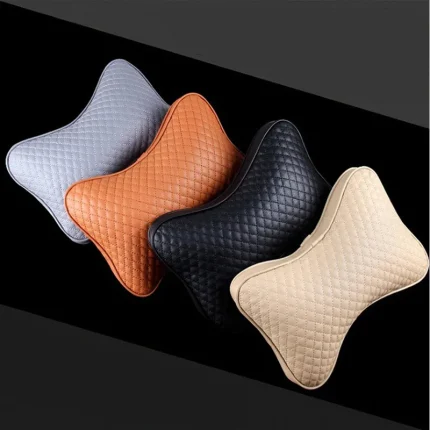 SG292-1-430x430-1.webp Artificial Leather Neck Pillow- 2Pieces Set - Image 1
