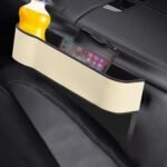 Car Seat Storage with Cup Holder and Charging Hole- Car Seat Gap Filler – Cup and Mobile Holder - Image 2
