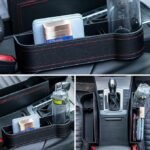 Car Seat Storage with Cup Holder and Charging Hole- Car Seat Gap Filler – Cup and Mobile Holder