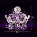 Crystal Crown Car Air Freshener – Crystal Car Fragrance Ornament with Refreshing Smell - Image 2