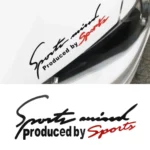 Car sports stickers – Car Bonnet Stickers 2 Colours (White & Black) - Image 3