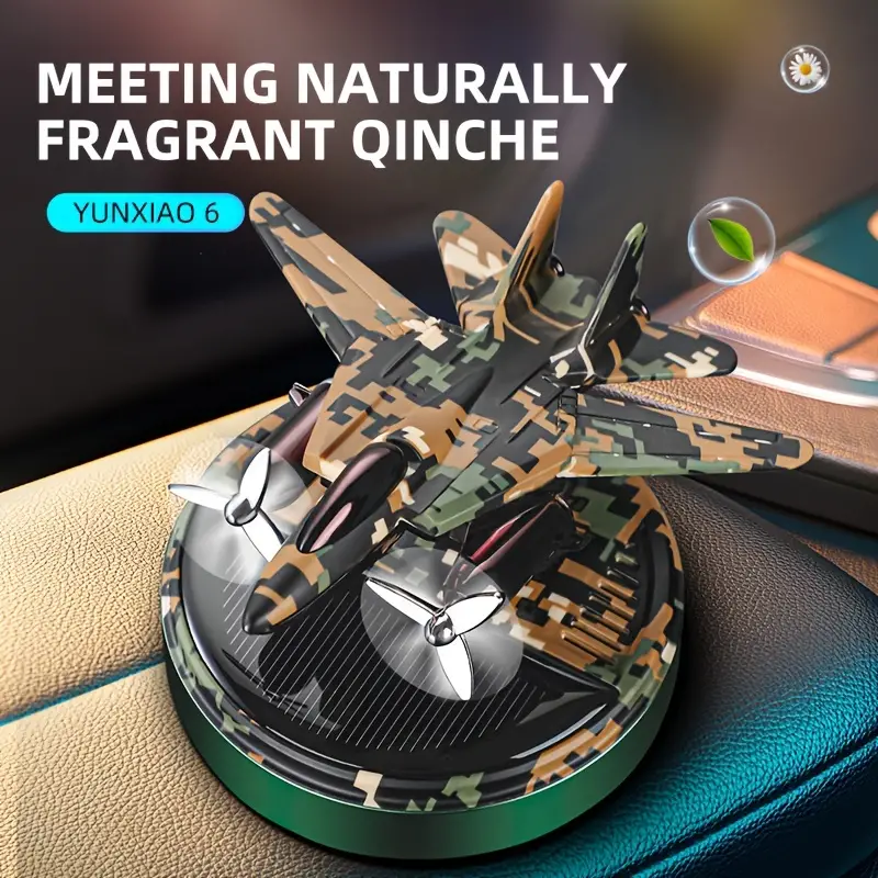SG909-1.webp Car Solar Aircraft Perfume and Showpiece – Airplane Helicopter Car Aromatherapy Long-lasting Perfume - Image 1