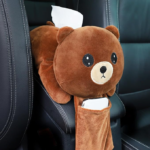 Car Tissue Box Bear With Mobile Holder