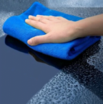 Car Cleaning Dry Microfiber Towel (Blue) 15*25cm