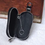 Compact PU Leather Key Case – Keyring 2 in 1 - Image 2