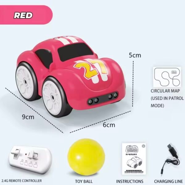 RC Intelligent Sensor Remote Control Cartoon Mini Car Remote Control Electric Car Smart Music Lighting